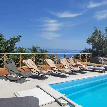 Chiara Mit Meerblick Und Pool Und Jacuzzi Apartament Lovran